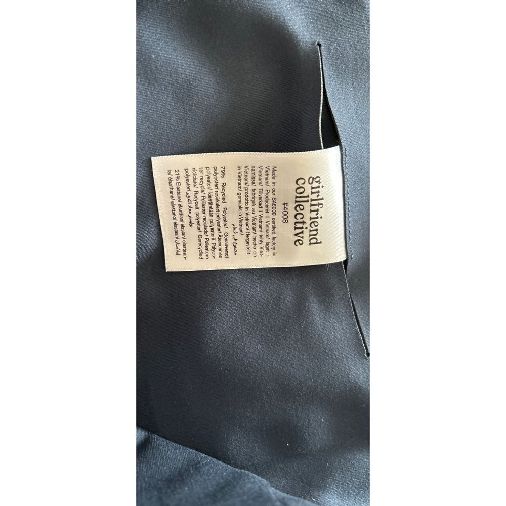 Girlfriend Collective Midnight Compressive High-Rise Legging Navy Blue Size Larg - Picture 6 of 8